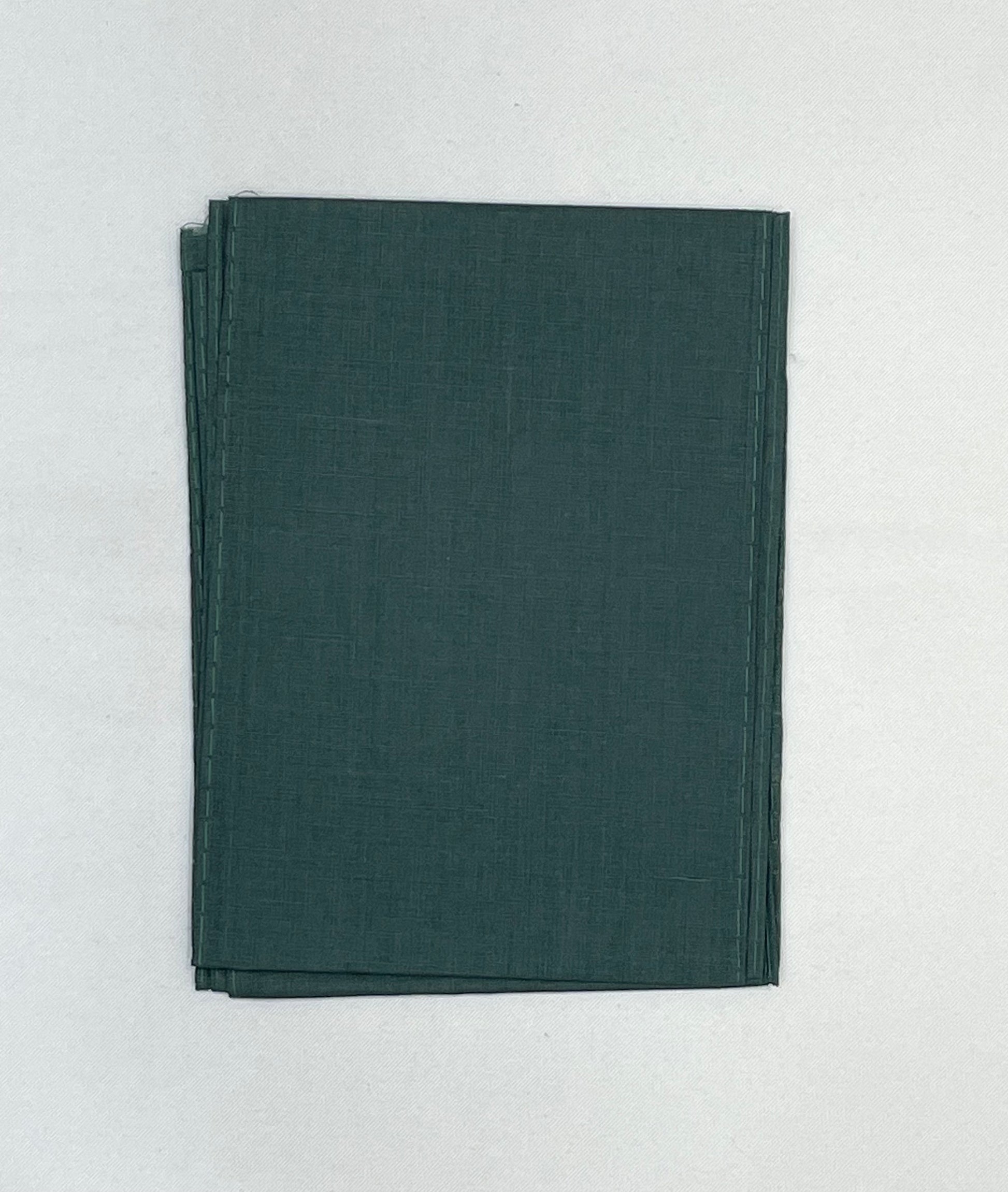 Fabulous Dark Green Color Cotton Saree Falls