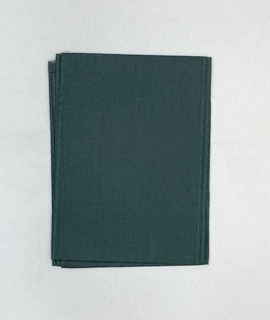 Fabulous Dark Green Color Cotton Saree Falls