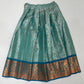 Blue And Green Color With Zari Work Langa Sets In Suncity