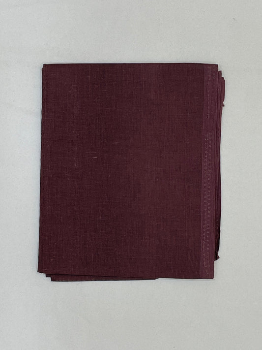 Wonderful Brown Color Cotton Saree Falls