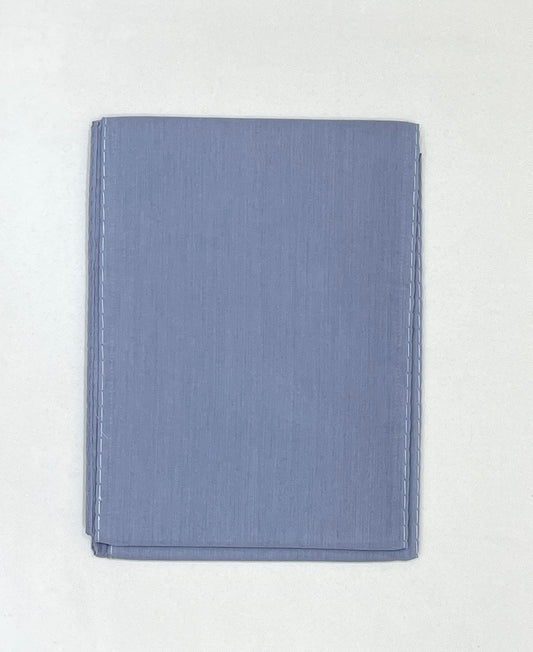 Elegant Blue Gray Color Cotton Saree Falls