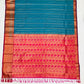 Teal Blue Color Art Silk With Unique Design In Tempe