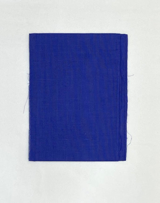 Stunning Navy Blue Color Cotton Saree Falls