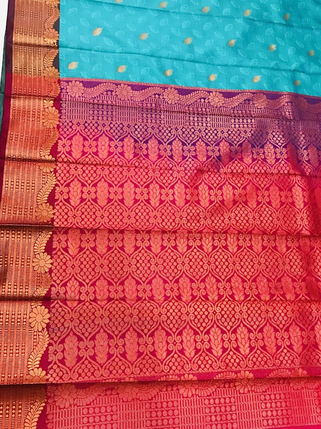 Elegant Art Silk With Contrast Border Unique Design Saree In Yuma