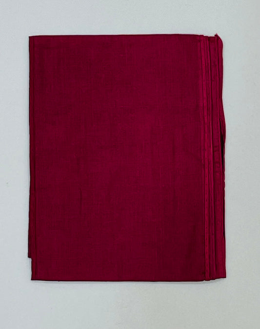 Wonderful Maroon Color Cotton Saree Falls