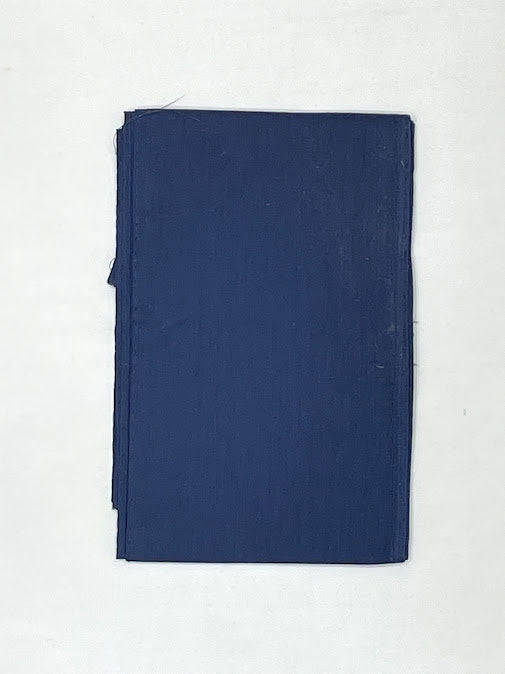 Charming Dark Blue Color Cotton Saree Falls