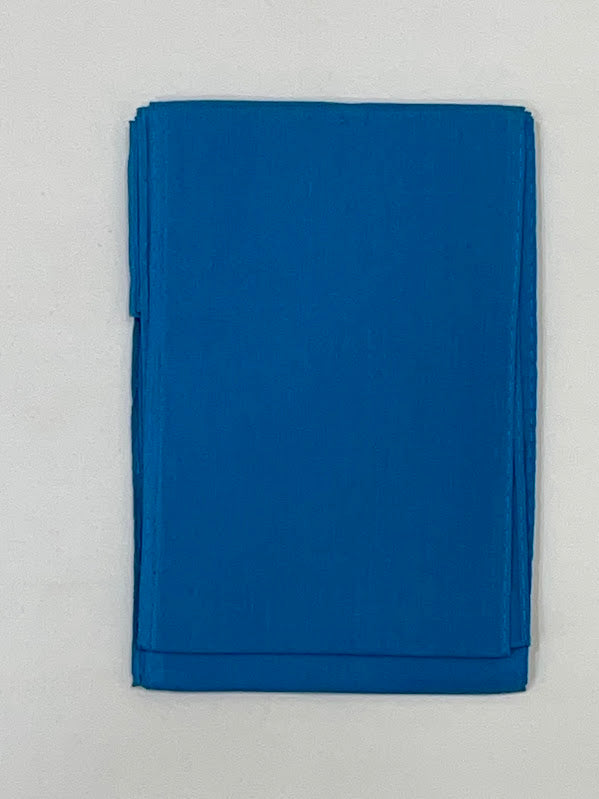 Charming Rama Blue Color Saree Falls