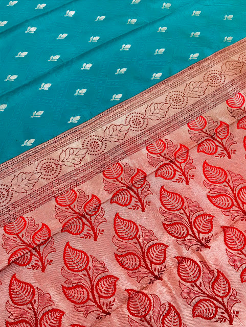 Art Silk With Contrast Border Unique Design Saree For Women In Mesa