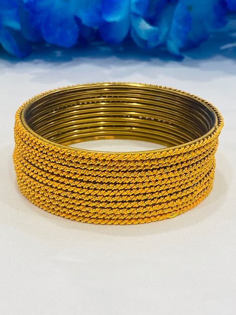 Gold Plated Bangles With Plain Running Dots in Prescott Valley