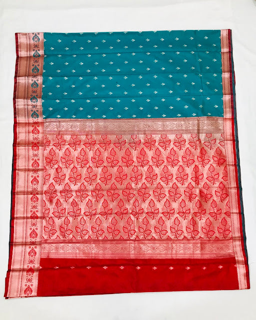  Art Silk With Contrast Border Unique Design Saree In Tucson