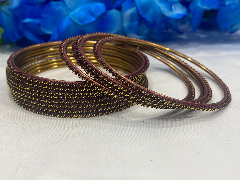 Traditional Maroon Color Bangle Sets Near Me