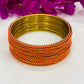Designer Bangle Sets With Plain Running Dots in USA