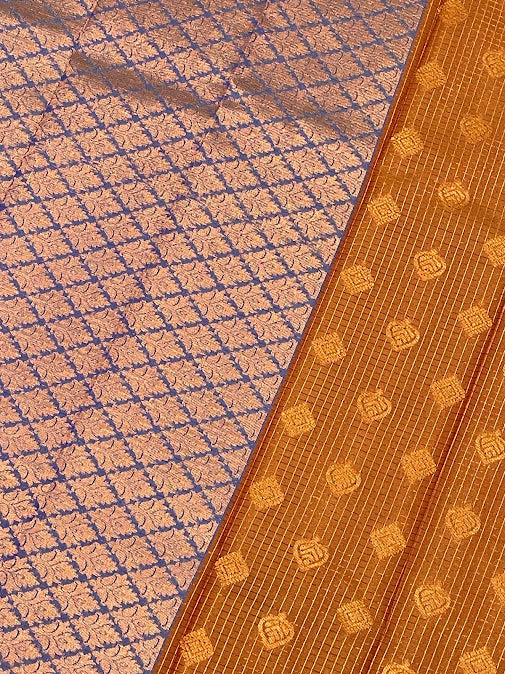 Pure Kanchi Silk With Gold Zari Work Saree For Women - SILKMARK CERTIFIED In Suncity