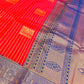 Pure Kanchi Soft Silk Blue And Gold Border Saree For Women In Prescott