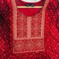 Beautiful Red Color With Printed Work Kurti For Women Near Me