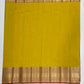 Yellow Color Kanchi Silk With Gold Zari Work Saree In Yuma