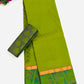 Traditional Lime Green Color Art Silk Saree With Flower Motifs And Copper Zari Border
