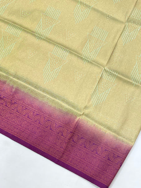 Soft Silk With Zari Work Saree In Yuma