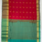 Attractive Pure Kanchi Silk With Gold Zari Work Saree In Mesa