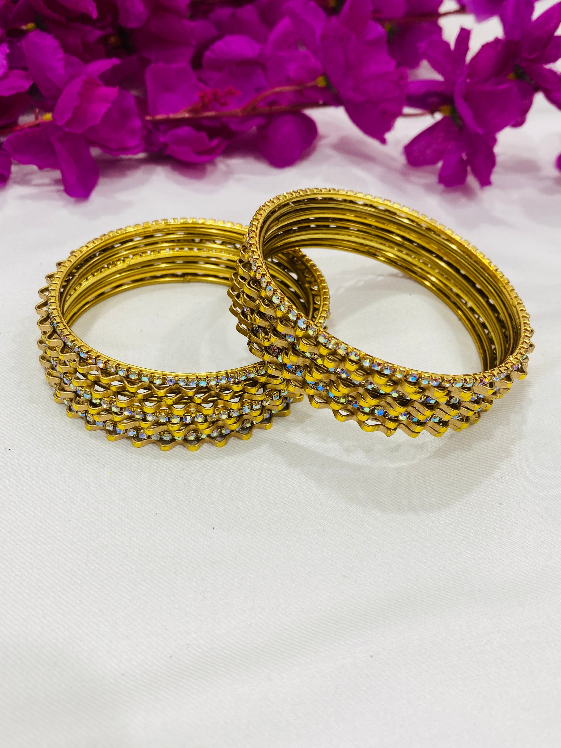 Gold Color Thin Metal Bangle Sets Near Me