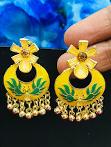 Gorgeous Yellow Color Gold Plated Earrings