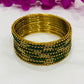 Gold Plated Designer Wedding Bangles In Yuma