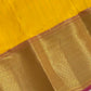 Yellow Color Pure Kanchi Silk With Gold Zari Work Saree In Surprise