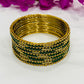 Traditional Green Color Bangle Collections in USA
