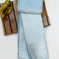 Skyblue Color Self Design Art Silk Saree In Mesa