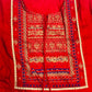 Appealing Red Color Kurti With Embroidery Work In Mesa