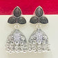 Oxidized black color stone earrings For Women In Yuma