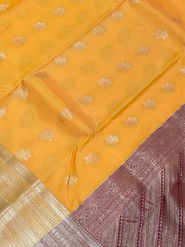 Gold Zari Work Saree For Women - SILKMARK CERTIFIED In Suncity