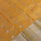 Alluring Light Orange Color Pure Kanchi Silk With Gold Zari Work Saree In Tempe