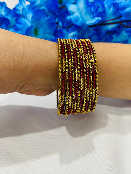  Brown Color Bangle Set For Women In Sun City