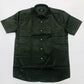 Gorgeous Green Color Half Sleeve Shining Silk Shirts For Men