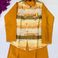 Mustard Yellow Silk Kurta Pajama Set In USA