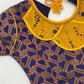 Yellow Colored Silk Langa Sets With Stone Work In Tempe