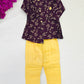 Appealing Violet Color Designer Printed Kids Kurta Pajama Sets