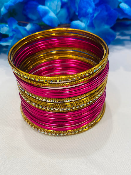  Ethnic Style Thin Metal Bangle Sets in USA