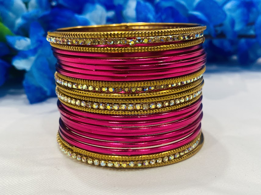 Ethnic Style Thin Metal Bangle Sets In Mesa