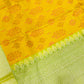 Charming Mustart Yellow Color Gold Zari Work Saree In Mesa