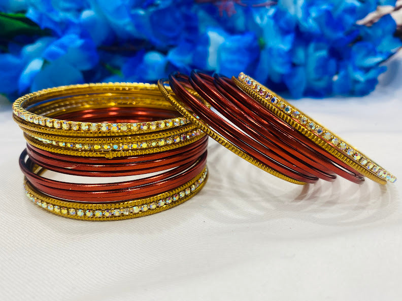 Designer Metal Bangle Sets For Women in USA