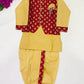Alluring Party Wear Maroon Color Boys Kurta Pajama Pant And Dhoti Style Pant