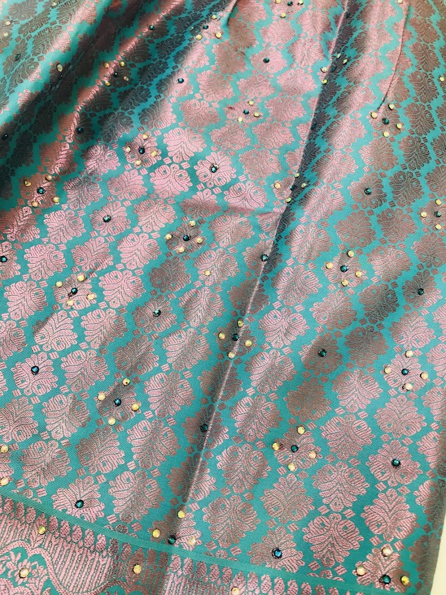  Stone Work  Pattu Langa Sets For Girls In Globe