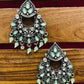 Pista Green Colored Oxidized Earrings Near Me