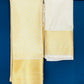 Golden Color Pure Silk Saree For Women In USA