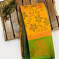 Fabulous Yellow Colored Art Silk Saree With Contrast Border In Near Me