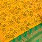 Beautiful Yellow Colored Art Silk Saree In Skull Valley 