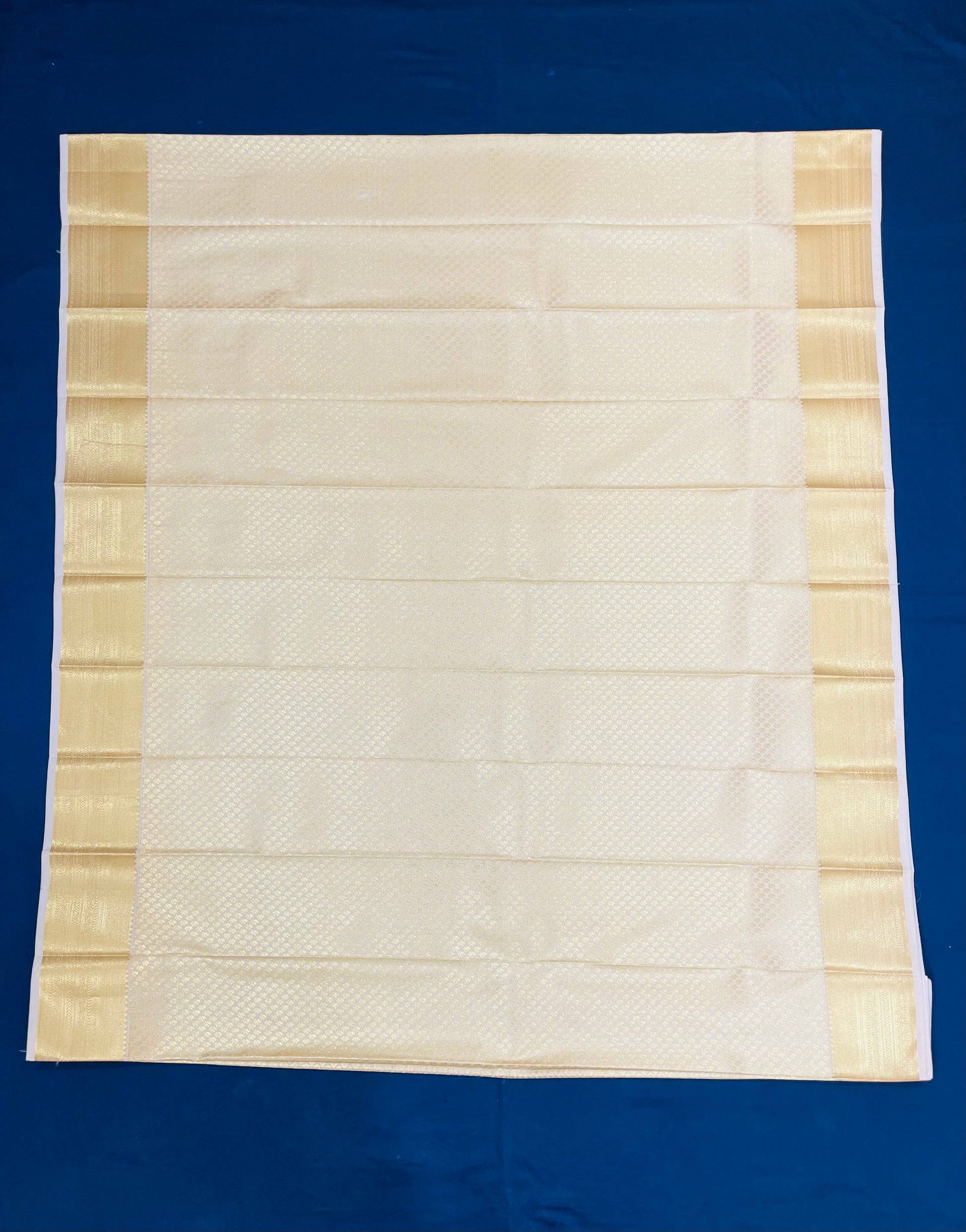 Golden Color Pure Silk Saree For Women In Yuma