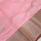 Light Pink Color Pure Kanchi Silk With Zari Work Saree In Suncity